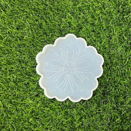 4.5" Inch Flower Coaster Mould