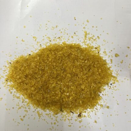 Yellow Crushed Glass Crystals
