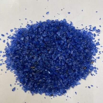 Blue Crushed Glass Crystals