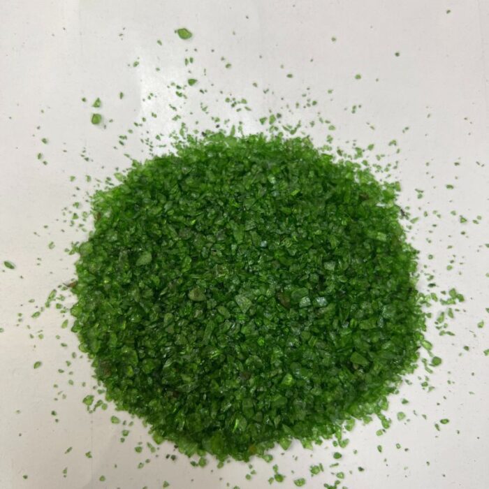 Green Crushed Glass Crystals