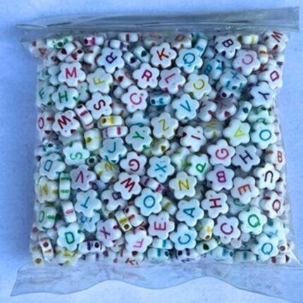 Alphabet Flower Beads
