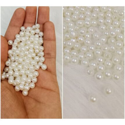 Medium White Pearl Beads
