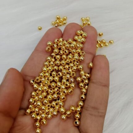 Small Golden Pearl Beads